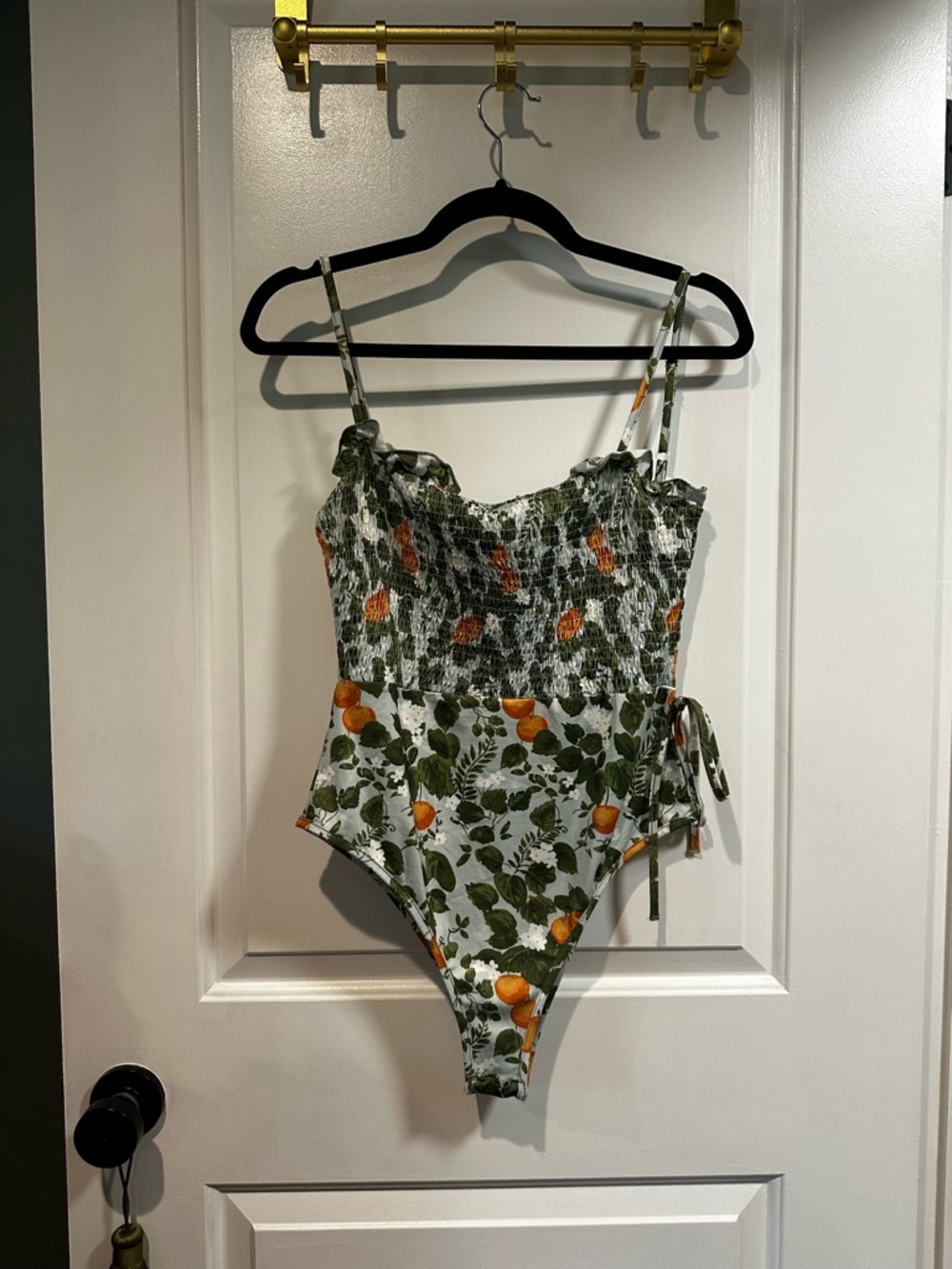 SHEIN Amalfi Spaghetti Strap Bodysuit Top - Size Medium